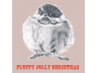 Fluffy Jolly Christmas! Card (pack of 6 handmade cards)